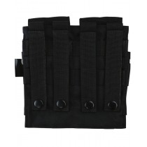 Double Rifle Mag Pouch (Black), Pouches are simple pieces of kit designed to carry specific items, and usually attach via MOLLE to tactical vests, belts, bags, and more